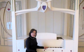 Moira in Music Room, House for an Art Lover